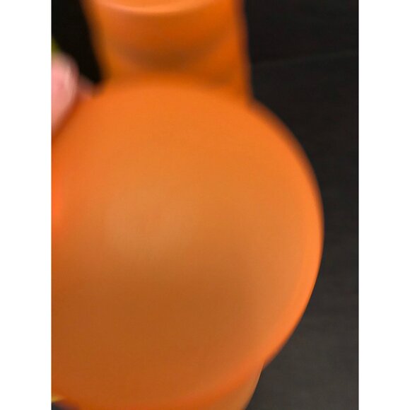 Vintage Set Of 4 Tupperware Ribbed Tumblers & Lids NWOT Blue Turquoise Yellow - Picture 8 of 10